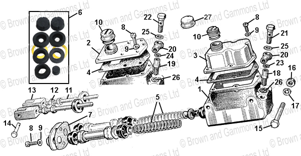 Image for Brake & Clutch master cylinder